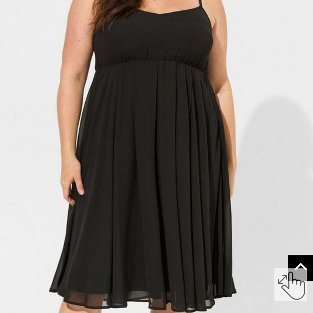 Torrid size 3 chiffon dress